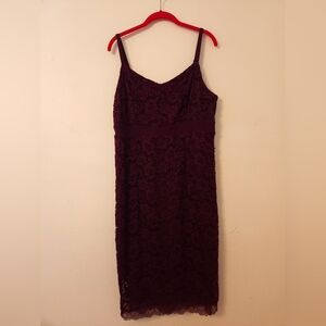 Torrid Purple Lace Midi Dress